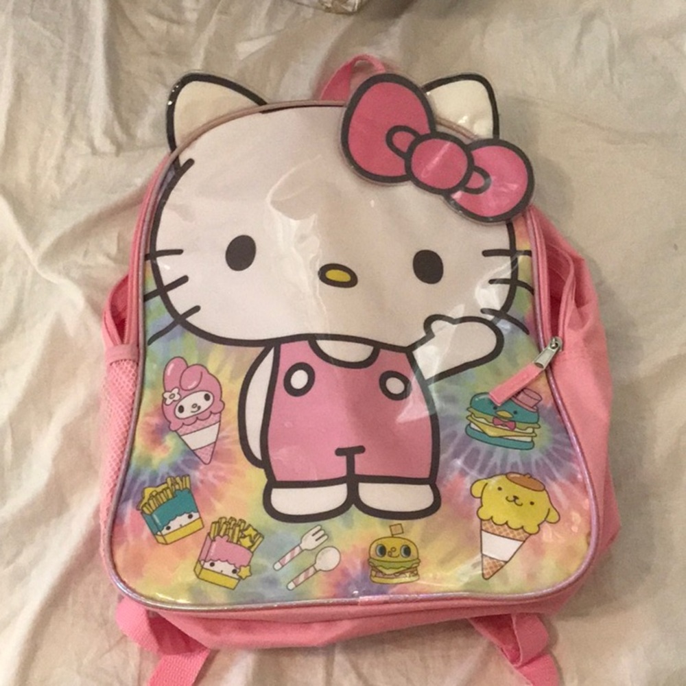 hello kitty pink backpack